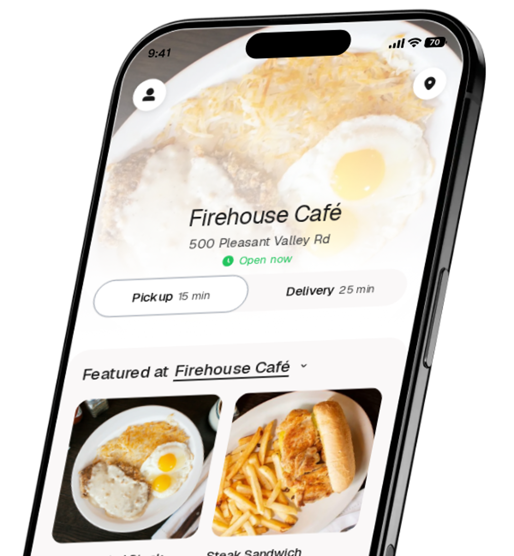 Firehouse Café app preview