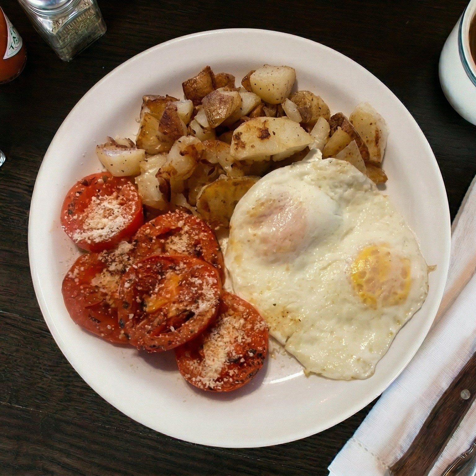Eggs Milanese.